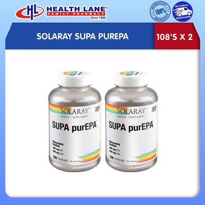 SOLARAY SUPA PUR EPA 108'SX2